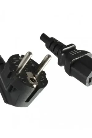 Produit tendance - Câble Secteur Standard IEC C13 vers Schuko Mâle Coudé 3x1.5mm² 1.5m