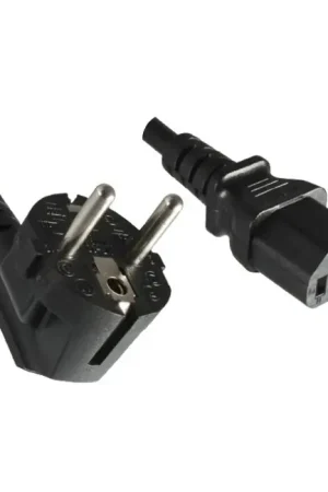 Économisez maintenant - Cordon secteur Schuko coudé 90° vers IEC C13 3x1mm² 3m