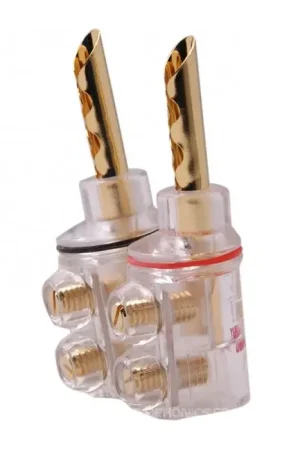 YARBO SC-04GP Fiches Banane BFA Or 24k Ø8.6mm (La paire) | Achetez en ligne