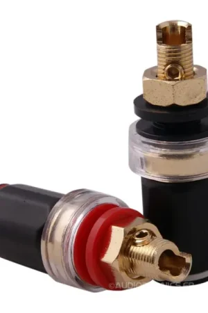 DYNAVOX Borniers isolés Plaqués Or 15mm (la paire) - Tout juste arrivé