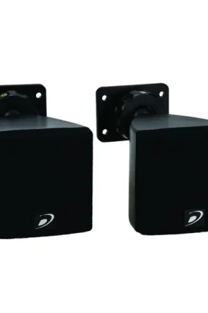 Bonne affaire | DAYTON AUDIO SAT3B Enceintes Satellites 10W 8 Ohm 83dB 130Hz - 20kHz Ø9cm (La paire)