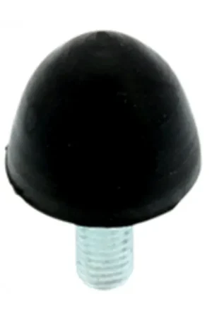 Incontournable | Pied Conique Caoutchouc Amortissant 30x36mm M8 Noir (Unité)