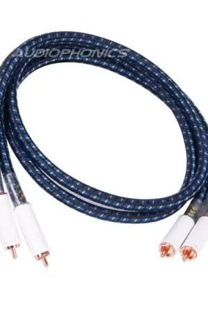 GAOFEI Câble de Modulation Cuivre RCA-RCA (La paire) 1m - Dernière chance