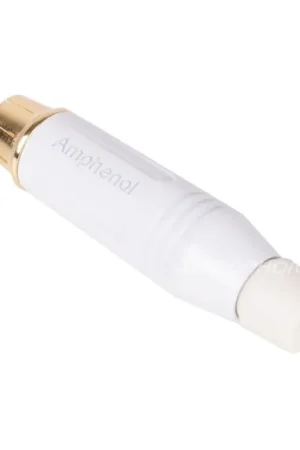 Amphenol Audio ACPR-WHT Connecteur RCA Plaqué Or Ø8.5mm (Unité) | Prix doux