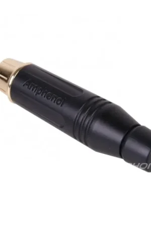 Amphenol Audio ACPR-BLK Connecteur RCA Plaqué Or Ø8.5mm (Unité) | Prix exceptionnel