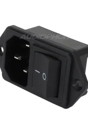 Fin de série - Interrupteur à Bascule IEC C14 ON-OFF 250V 10A Noir