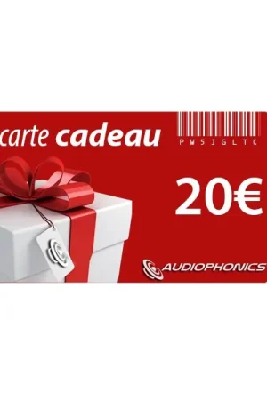 Carte Cadeau AUDIOPHONICS - 20€ - Économisez maintenant
