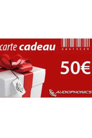 Affaire à saisir | Carte Cadeau AUDIOPHONICS - 50€