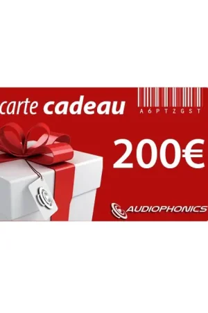 Réduction | Carte Cadeau AUDIOPHONICS - 200€