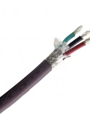 Prix choc - NEOTECH NEP-4003 Câble secteur Cuivre UP-OFC plaqué Argent 2.5mm² Ø11mm
