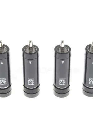RAMM AUDIO 30891-RT Connecteurs RCA Cuivre Tellurium plaqué Argent / Rhodium Ø10mm (Set x4) | Meilleure vente