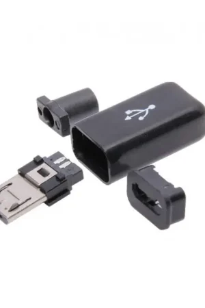 Nouveau - Connecteur Micro USB mâle avec corps