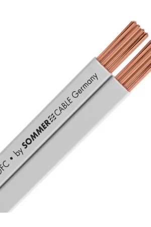 SOMMERCABLE TRIBUN Câble Haut-Parleur Plat Cuivre OFC 2x2.5mm² | Cette semaine uniquement
