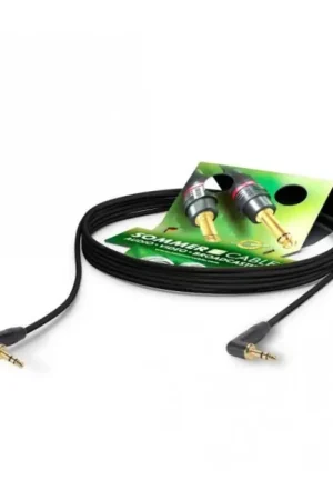 SOMMERCABLE CICADA Câble Jack / Jack 3.5mm coudé 2x0.14mm² 1m | Prix promo