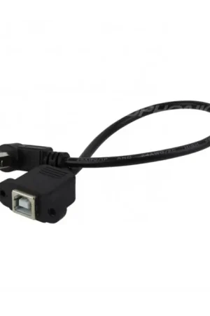 Tendance | Passe cloison USB-B coudé 90° mâle vers USB-B femelle 30cm