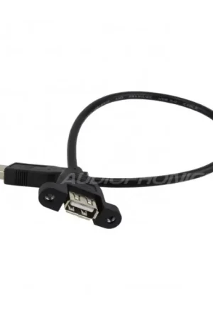 Super offre | Passe cloison USB-A mâle vers USB-A femelle 30cm