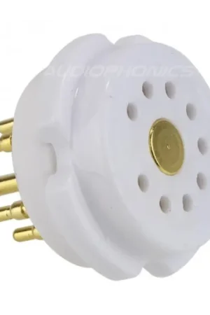 EIZZ EZ-1109 Support de Tube Céramique 9 Pins Plaqué Or 12AX7 12AU7 12AT7 | Meilleure vente