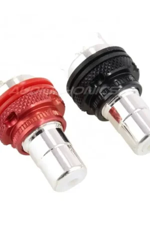 Stock limité - EIZZ EZ-106 Embase RCA vissage extérieur plaqué Argent (La paire)