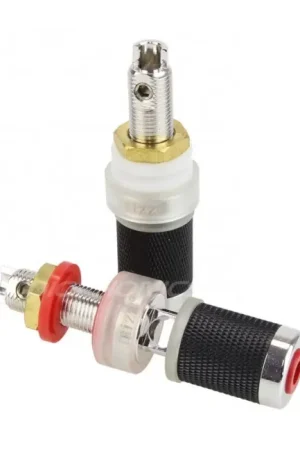 EIZZ EZ-302 Borniers Cuivre Tellurium plaqué Rhodium Ø17mm x 49mm (La paire) - Disponible maintenant