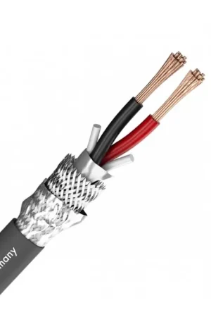 SOMMERCABLE MERIDIAN SP225 FG Câble Haut-Parleur Cuivre OFC FRNC Blindé 2x2.5mm² Ø8.3mm | Bien noté