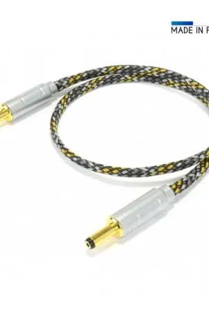 AUDIOPHONICS JDC-125 Câble Alimentation Jack DC 2.5mm vers DC 2.5mm 0.5m - Tout juste arrivé