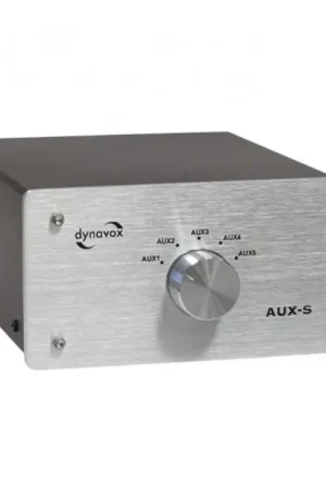 DYNAVOX AUX-S Commutateur sélecteur audio pour sources RCA Argent - Prix avantageux