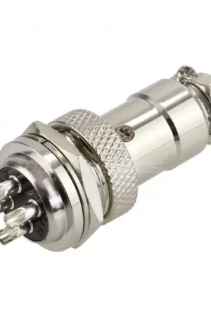 Bonne affaire | Connecteur aviation GX16 verrouillable 4 pôles plaqué Argent 300V 5A Ø7mm