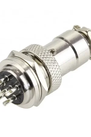 Connecteur aviation GX16 verrouillable 6 pôles plaqué Argent 300V 5A Ø7mm | Commandez dès maintenant