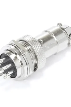Connecteur Aviation GX16 Verrouillable 8 Pôles Plaqué Argent 300V 5A Ø7mm | Cette semaine uniquement