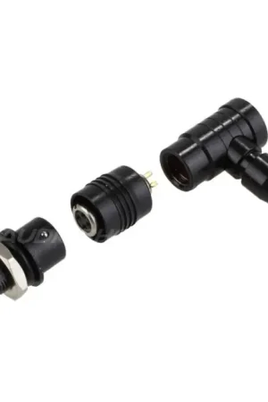 Connecteur aviation XS6 G 90° verouillable 4 pôles plaqué Or 250V 3A Noir Ø4mm - Commandez maintenant