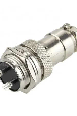 Prix cassé - Connecteur aviation GX16 verrouillable 2 pôles 300V 5A Ø7mm