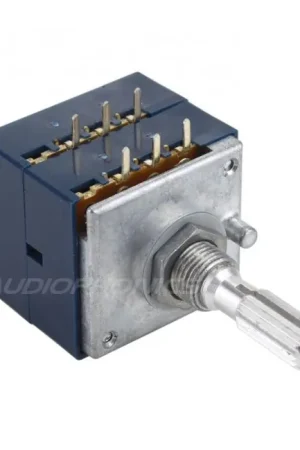 Prix avantageux - ALPS RK27 Potentiomètre Stéréo Axe Cranté Haute Qualité 50K Ohm