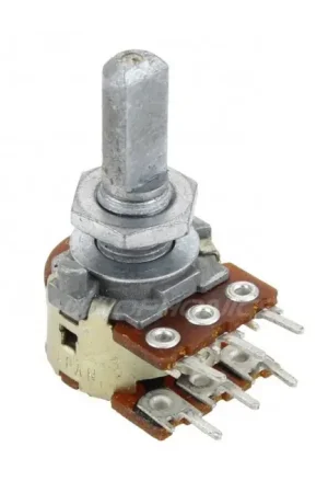 ALPS 16 50KBX2 Potentiomètre Stéréo Axe Méplat - Déstockage