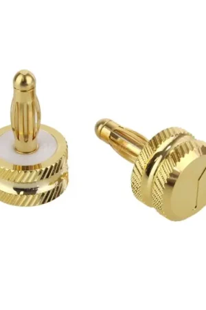 Cette semaine uniquement - YARBO GY-40LSC Capuchons borniers plaqué Or isolés PTFE (La paire)