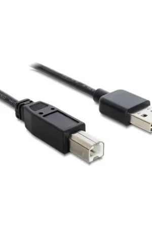 DELOCK EASY-USB Câble USB 2.0 reversible USB-A mâle vers USB-B mâle 1m | Coup de cœur des clients