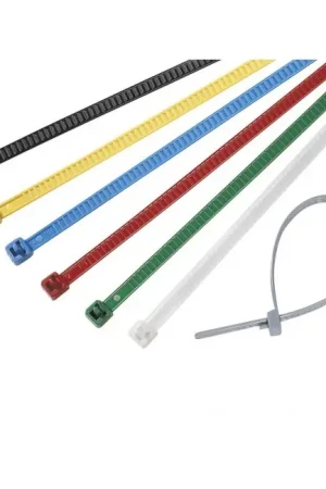 Nouveau chez nous - Colliers de Serrage / Serres-Câble Nylon 140x3.2mm Blanc (Set x100)