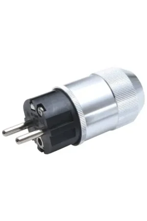 Commandez maintenant | OYAIDE M1E Connecteur Secteur Schuko Type E/F Cuivre Béryllium Plaqué Platine / Palladium Ø17mm
