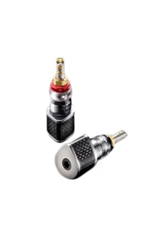 FURUTECH FT-818 (R) Borniers Cuivre pur plaqué Rhodium (La paire) - Prix réduit
