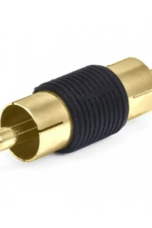 Adaptateur RCA mâle vers RCA mâle plaqué Or | Coup de cœur des clients