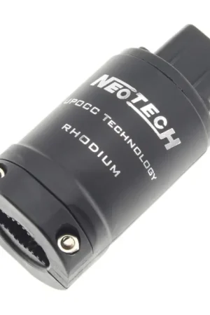 NEOTECH NC-P303RH Connecteur IEC UP-OCC plaqué Rhodium Ø24mm | Qualité professionnelle