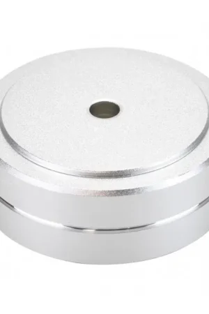 Pied Amortissant Aluminium 40x15mm M4.5 Argent (Unité) - Excellente qualité