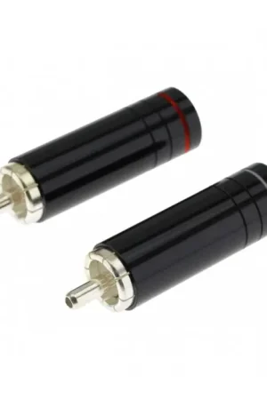 ELECAUDIO TE-RC90S Connecteurs RCA Cuivre Tellurium Argent Ø8.5mm (La paire) - Très demandé