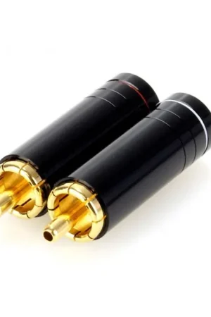Tendance | ELECAUDIO TE-RC90G Connecteurs RCA Cuivre Tellurium Or Ø8.5mm (La paire)