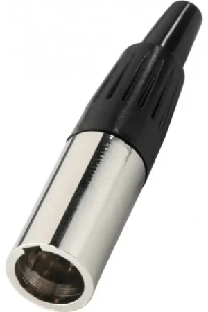 MONACOR XLR 407/P Connecteur Mini XLR Mâle 4 Pôles Plaqué Or (Unité) - Offre exceptionnelle