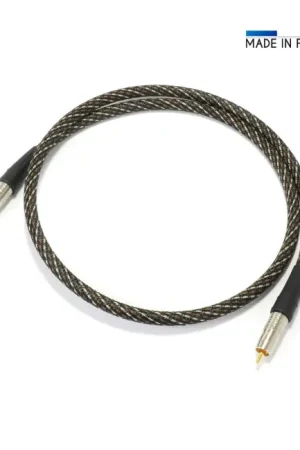 AUDIOPHONICS CANARE Câble Numérique Coaxial 75 Ohm RCA-RCA Gainé 2m - Plus que quelques unités
