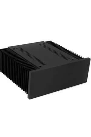 Top des ventes - Hifi 2000 Boîtier Dissipateur 2U 200x150mm Façade 10mm Noire