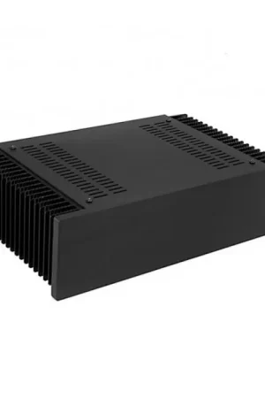 Hifi 2000 Boîtier Dissipateur 2U 200x250mm Façade 10mm Noire - Liquidation