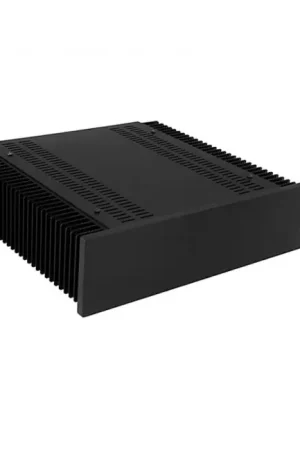 Prix exceptionnel | Hifi 2000 Boîtier Dissipateur 2U 300x250mm Façade Noire 10mm