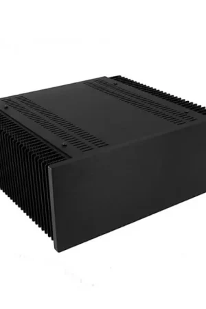 Expédition rapide | Hifi 2000 Boîtier Dissipateur 3U 300mm Façade Noire 10mm