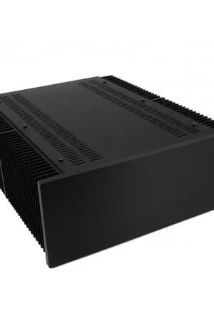Très demandé - Hifi 2000 Boîtier Dissipateur 3U 400mm Façade Noire 10mm
